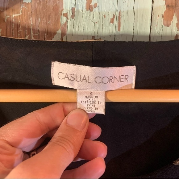 Women’s Casual Corner black floral Y2K maxi dress - Picture 3 of 6